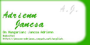 adrienn jancsa business card